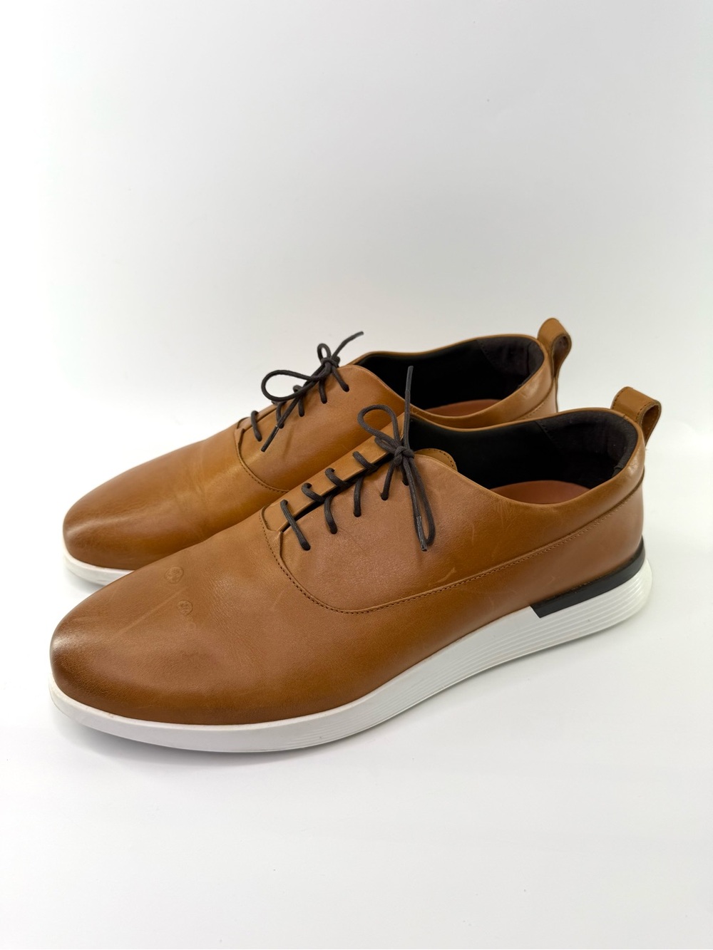 Wolf & Shepherd Crossover Longwing Derby Sneakers Honey Leather Men's 12